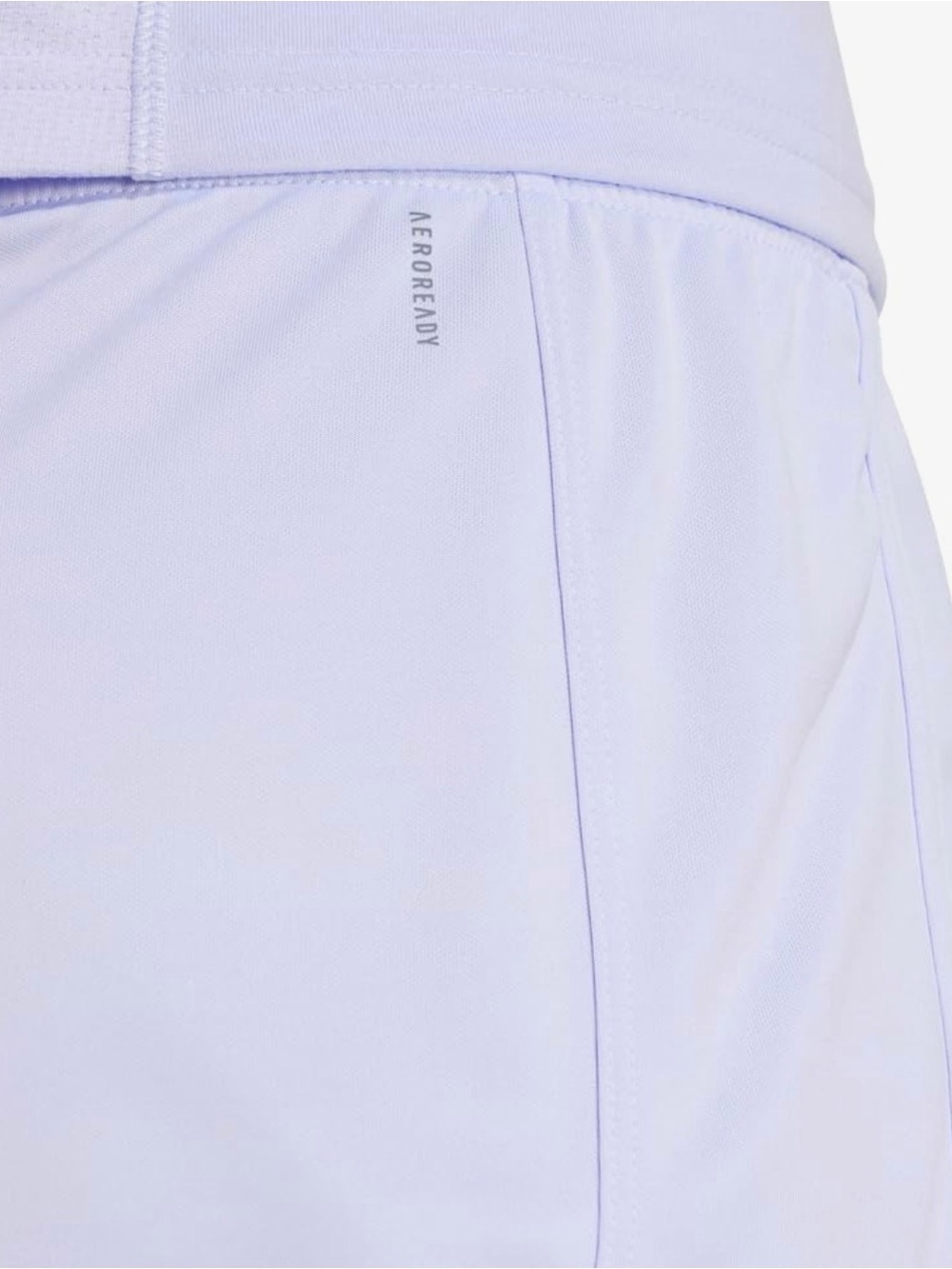 Adidas Women's Pacer Essentials Knit High-Rise Shorts 5” Lavender JC9582 Size M - Picture 3 of 10